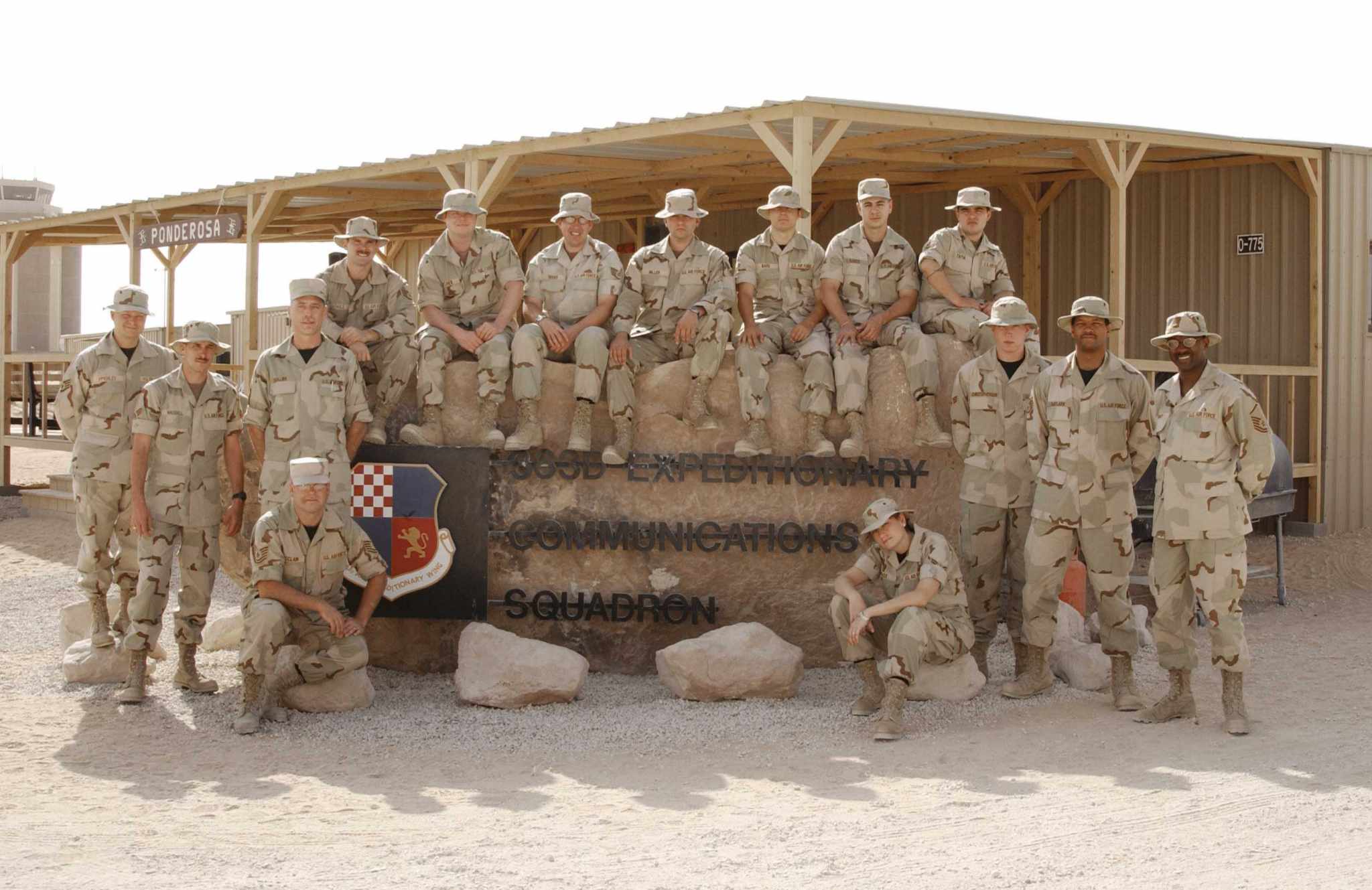 Group in military uniforms