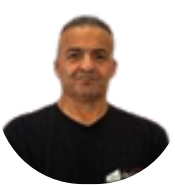 Man in a black shirt